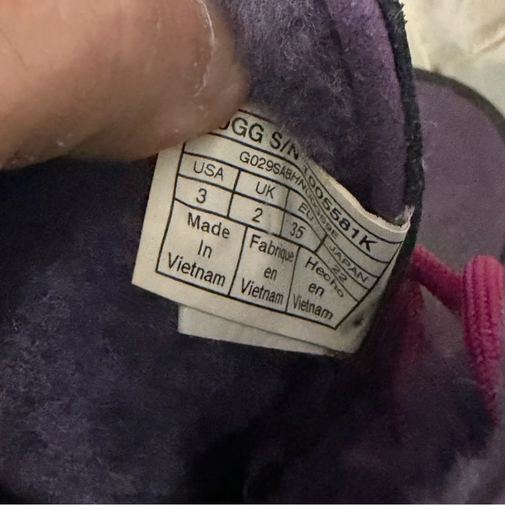 Ugg Purple Glitter Butte ll Winter Boots
